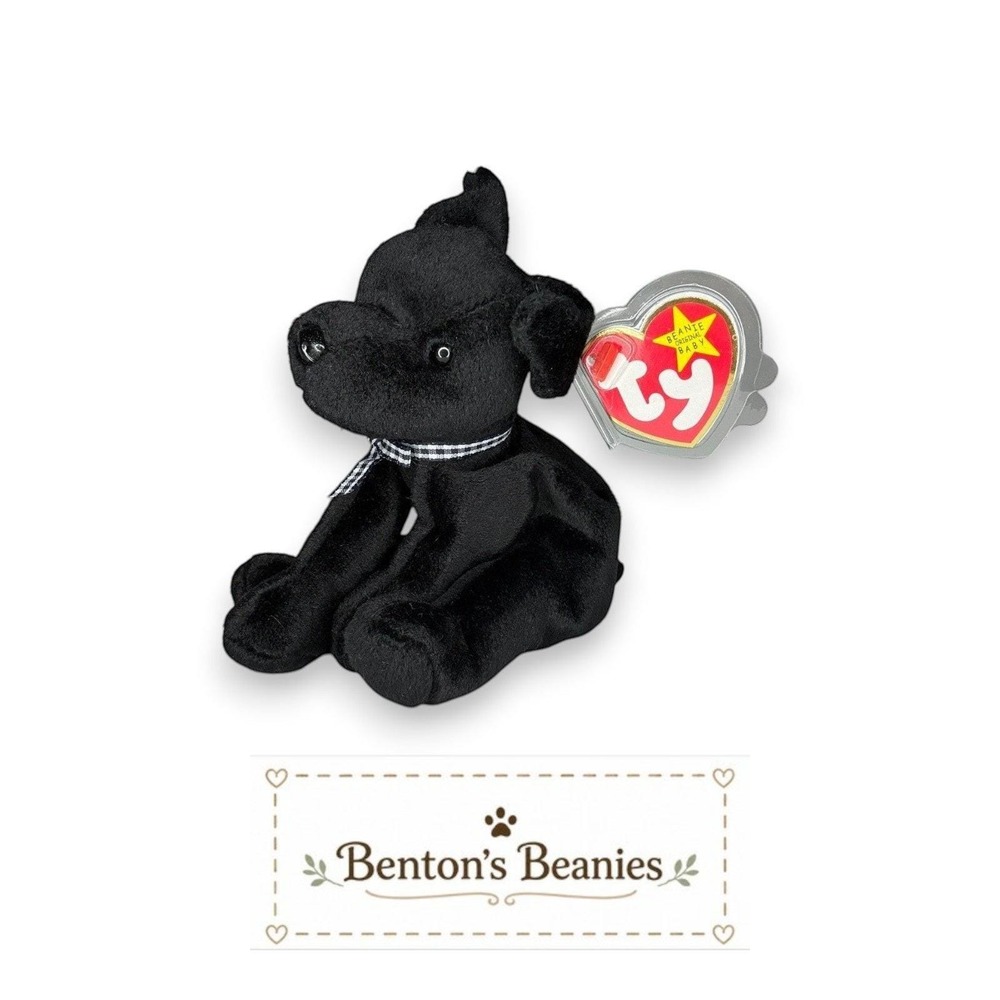 Luke the Dog Ty Beanie Baby | Playful Little Puppers 🐶 | Mint Heart Tag ⭐
